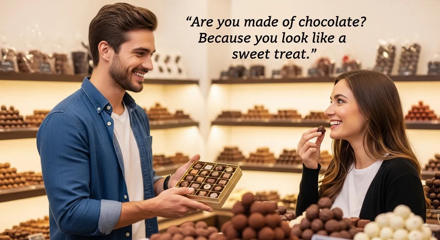 Chocolate Pick Up Line