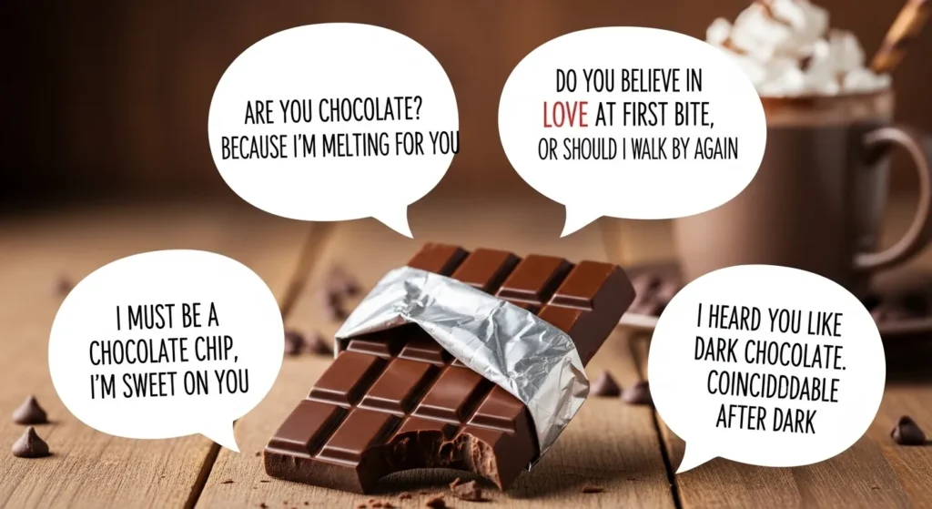 Funny Chocolate Pick Up Line Examples