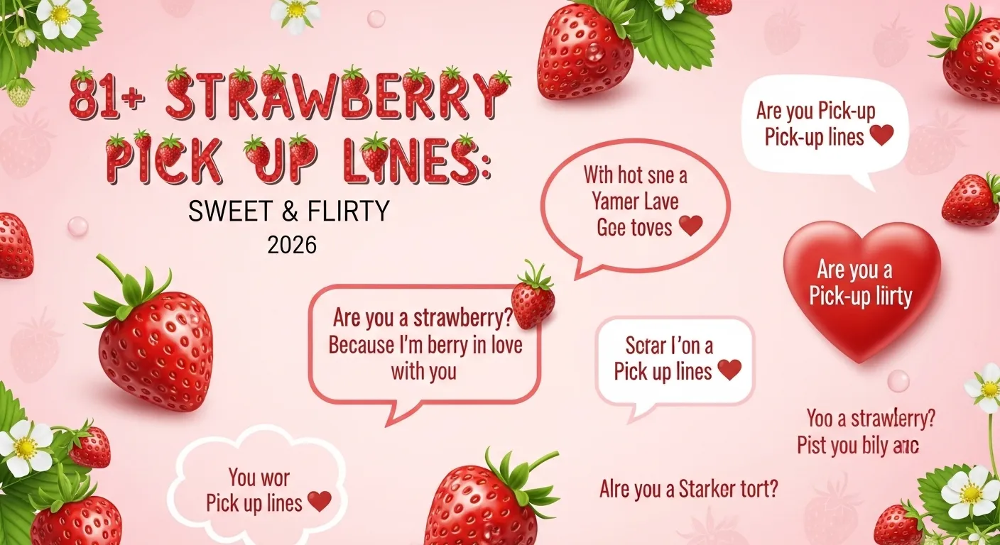 Strawberry Pick Up Line