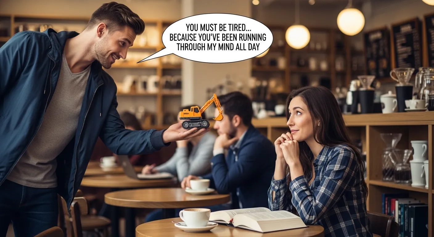 You Must be Tired Pick Up Line