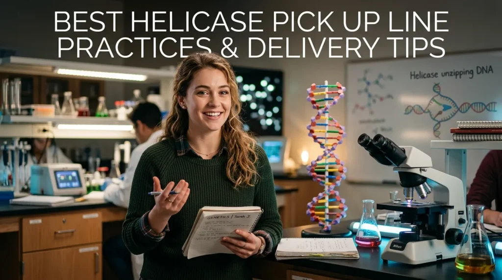 Best Helicase Pick Up Line Practices and Delivery Tips