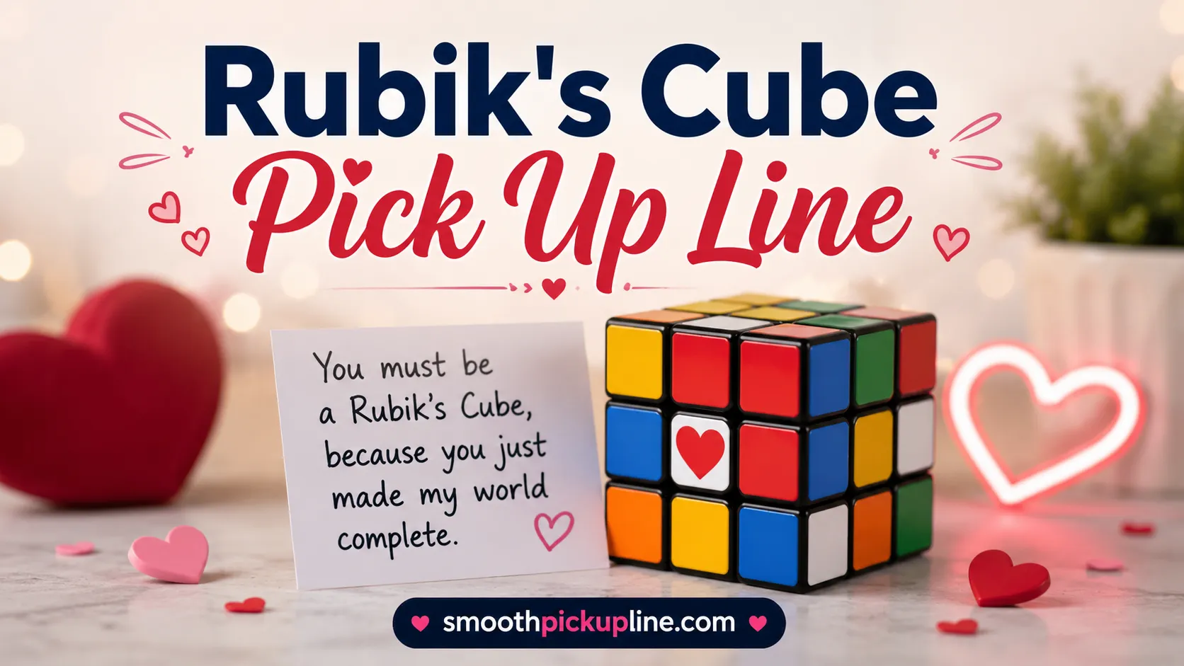 Rubik's Cube Pick Up Line
