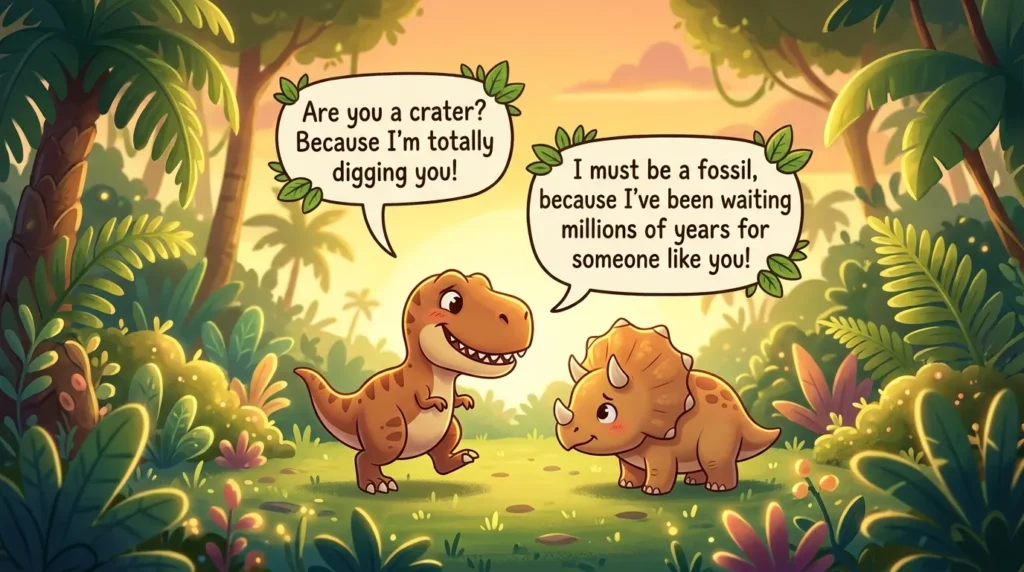 Cute & Charming Dinosaur Pickup Lines