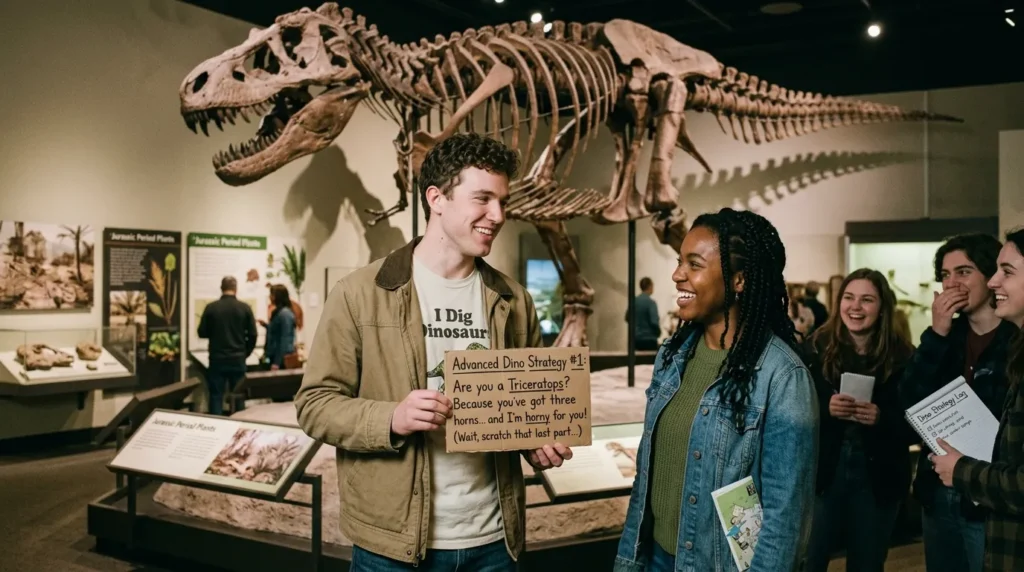 Smooth & Advanced Dinosaur Pickup Line Strategies