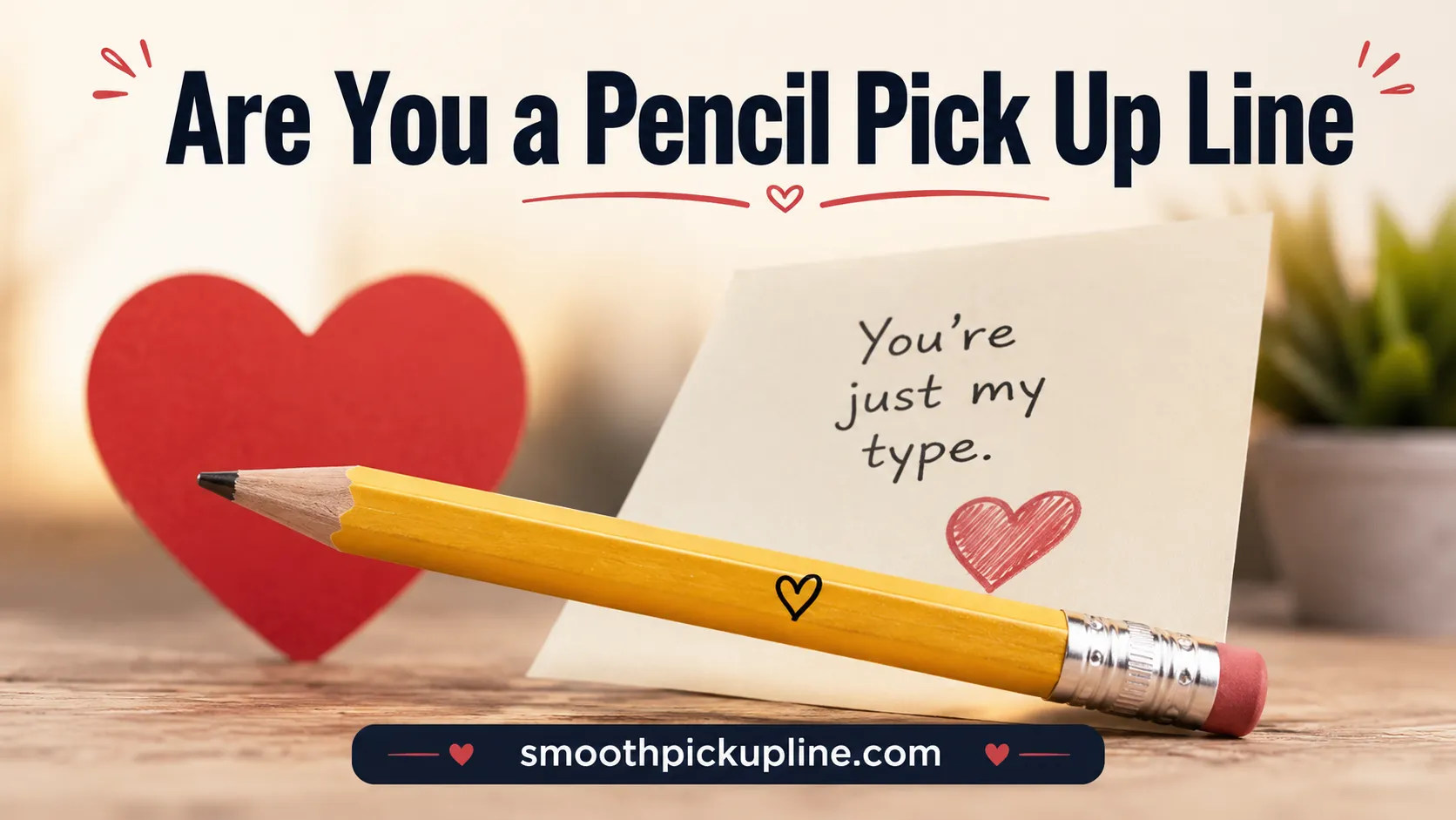 Are You a Pencil Pick Up Line