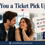 Are You a Ticket Pick Up Line