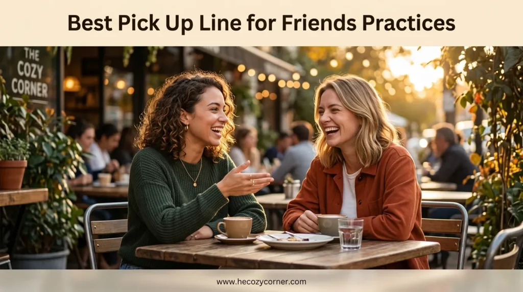 Best Pick Up Line for Friends Practices