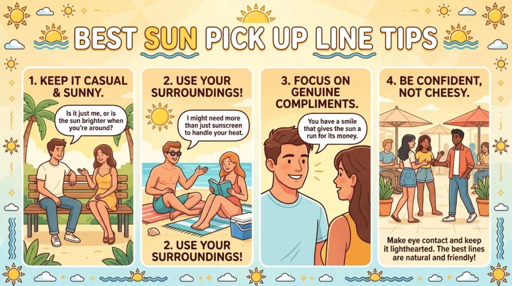 Best Sun Pick Up Line Tips
