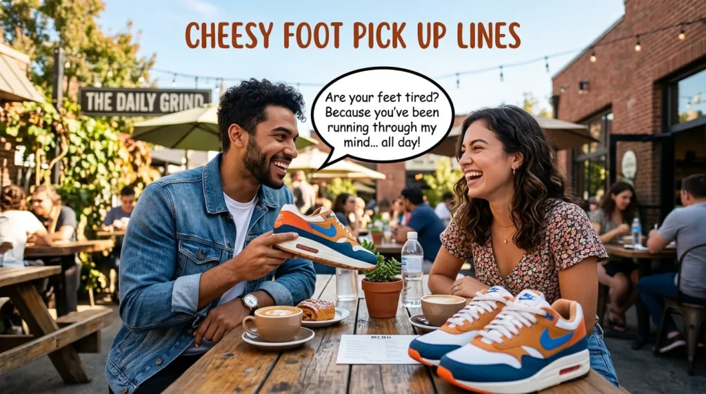 Cheesy Foot Pick Up Lines