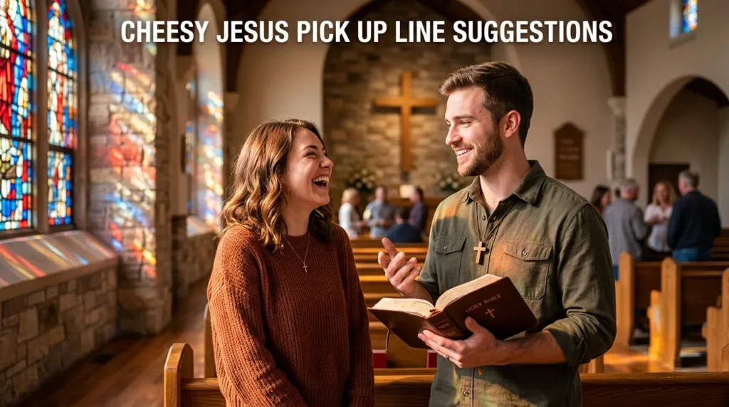 Cheesy Jesus Pick Up Line Suggestions