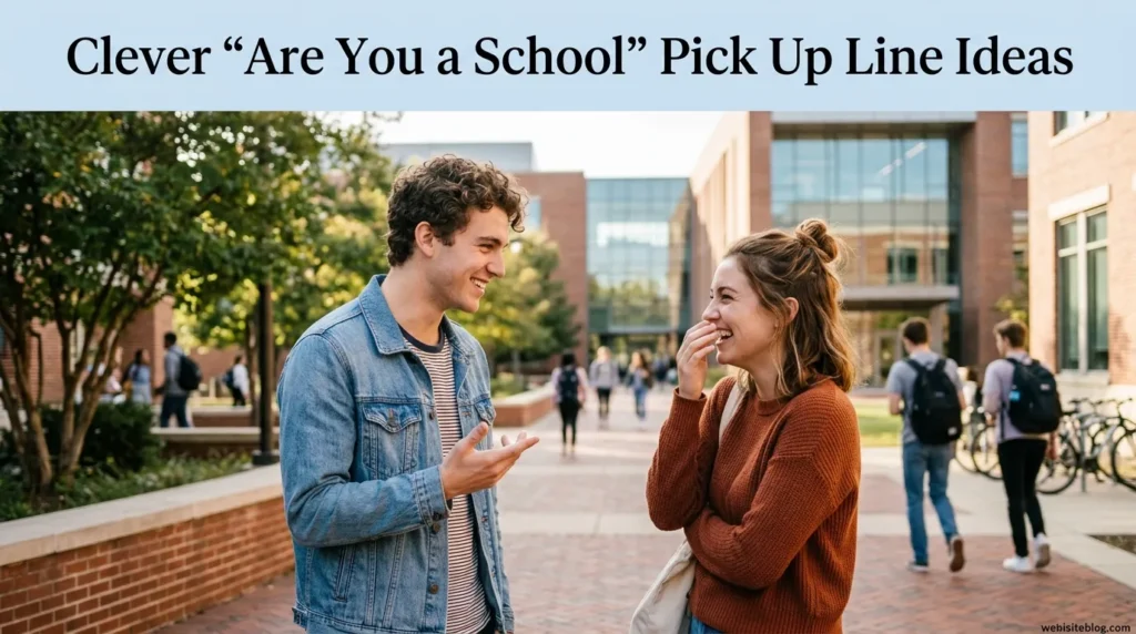 Clever Are You a School Pick Up Line Ideas