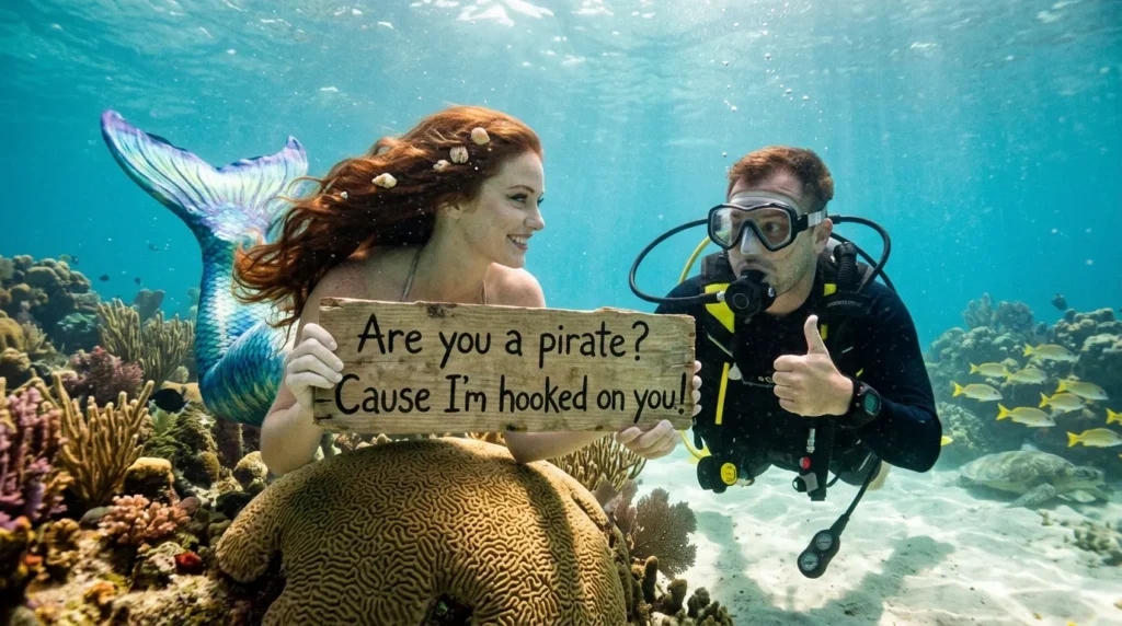 Clever Mermaid Pick Up Line Ideas