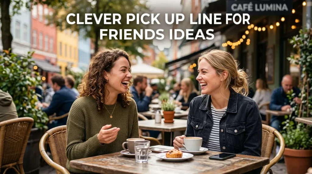 Clever Pick Up Line for Friends Ideas