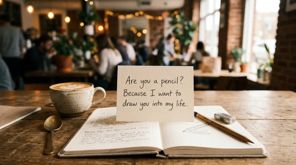 Cute Are You a Pencil Pick Up Line Options