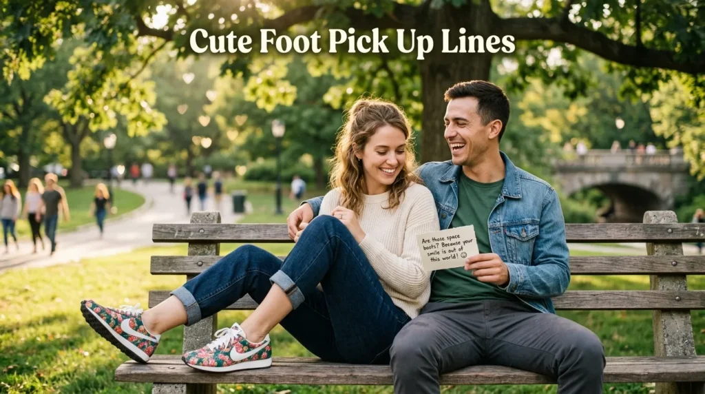 Cute Foot Pick Up Lines
