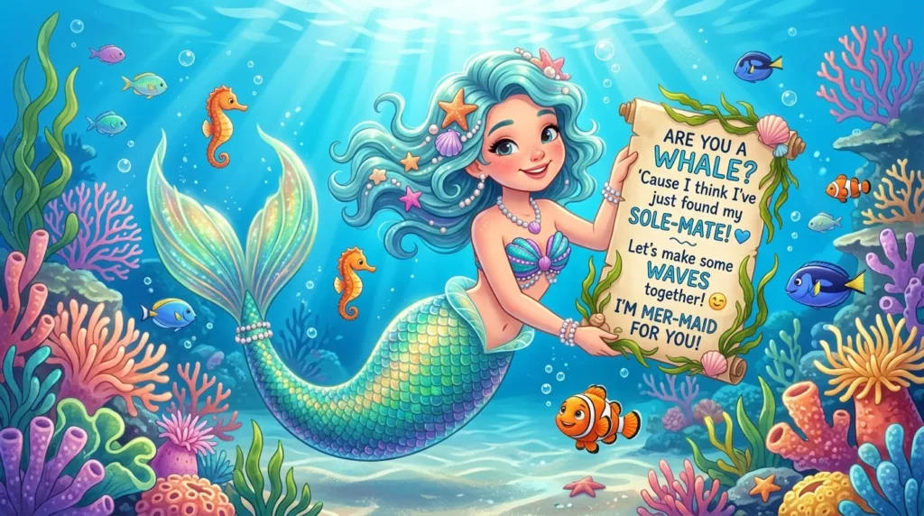 Cute Mermaid Pick Up Line Ideas