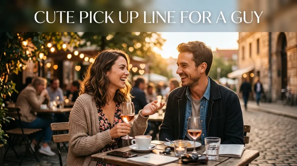 Cute Pick Up Line for a Guy