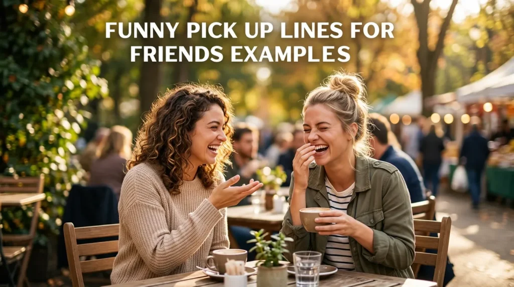Funny Pick Up Line for Friends Examples