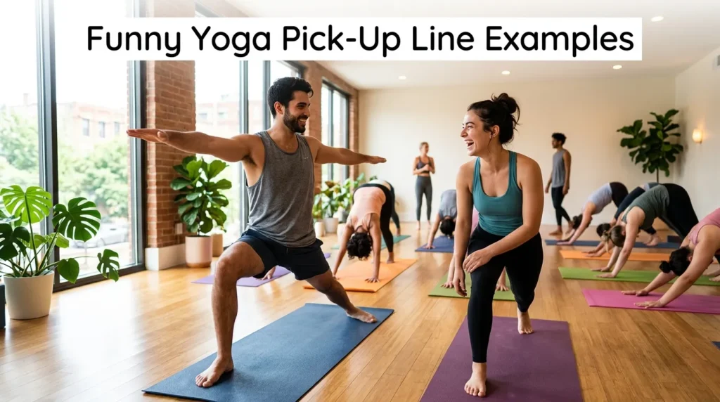 Funny Yoga Pick Up Line Examples