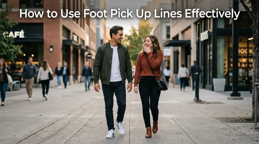 How to Use Foot Pick Up Lines Effectively