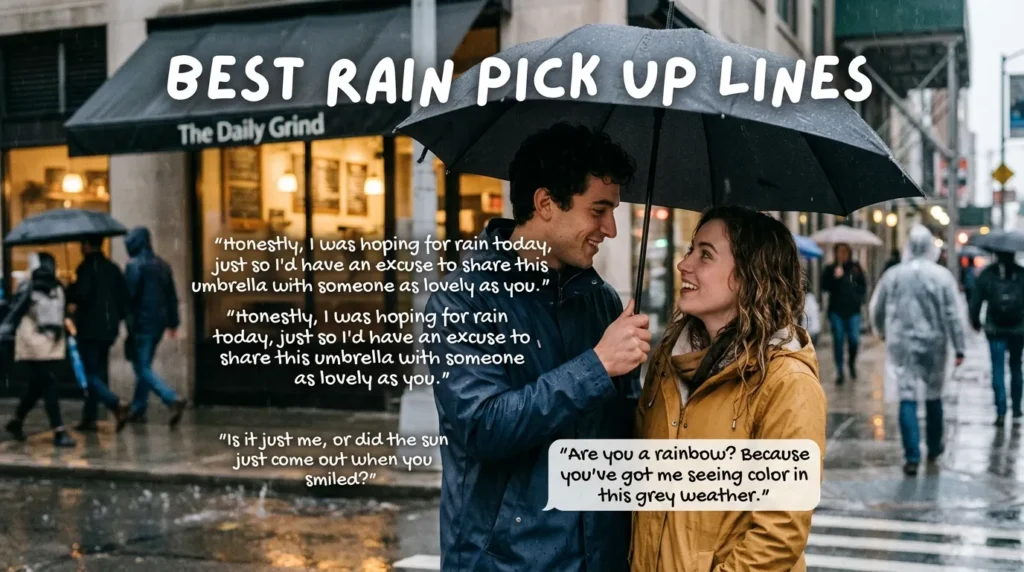 Best Rain Pick Up Lines