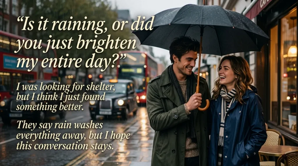 Smooth Rain Pick Up Lines