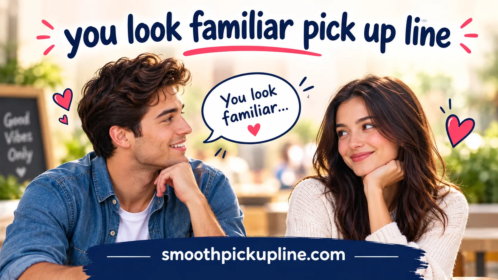 You Look Familiar Pick Up Line