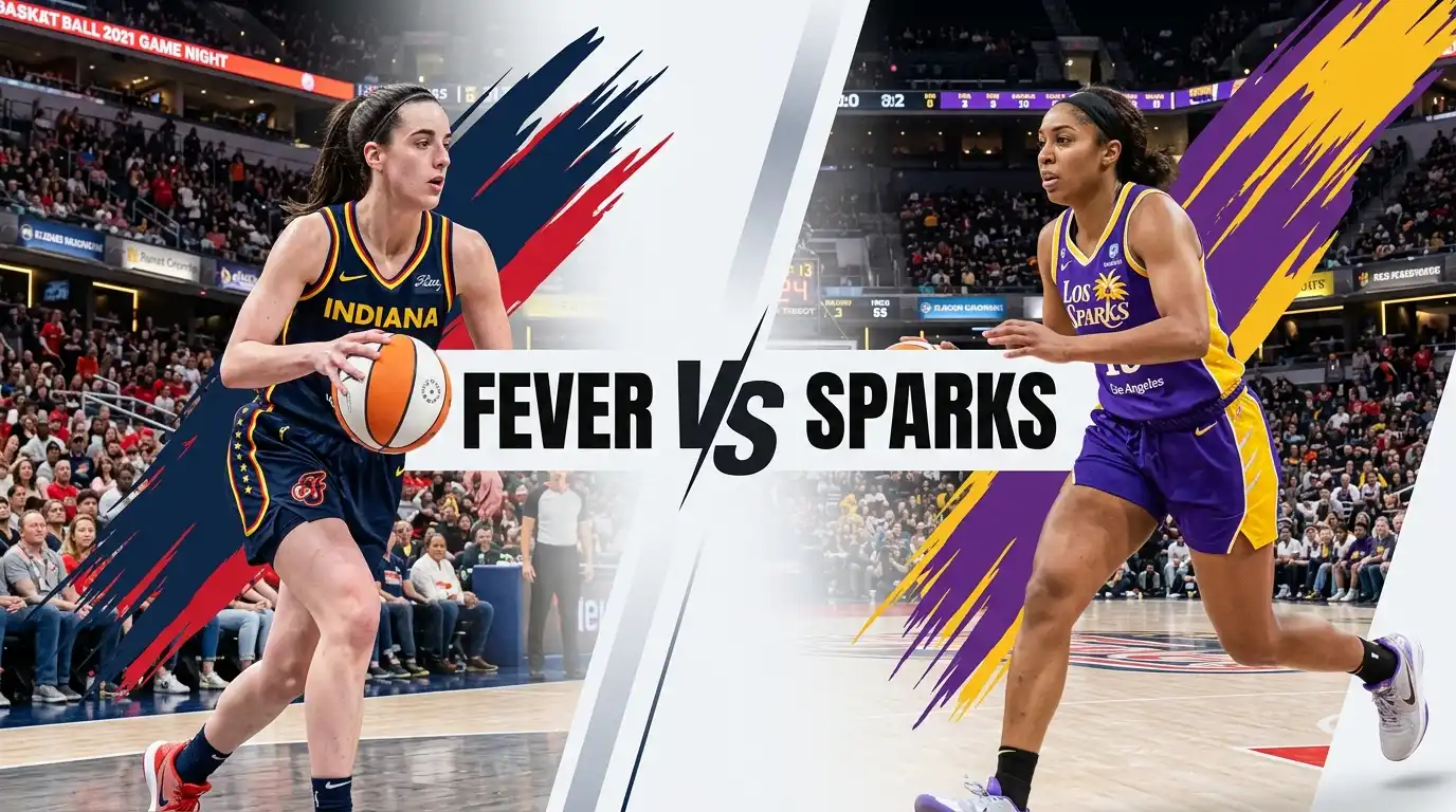 Fever vs Sparks basketball matchup